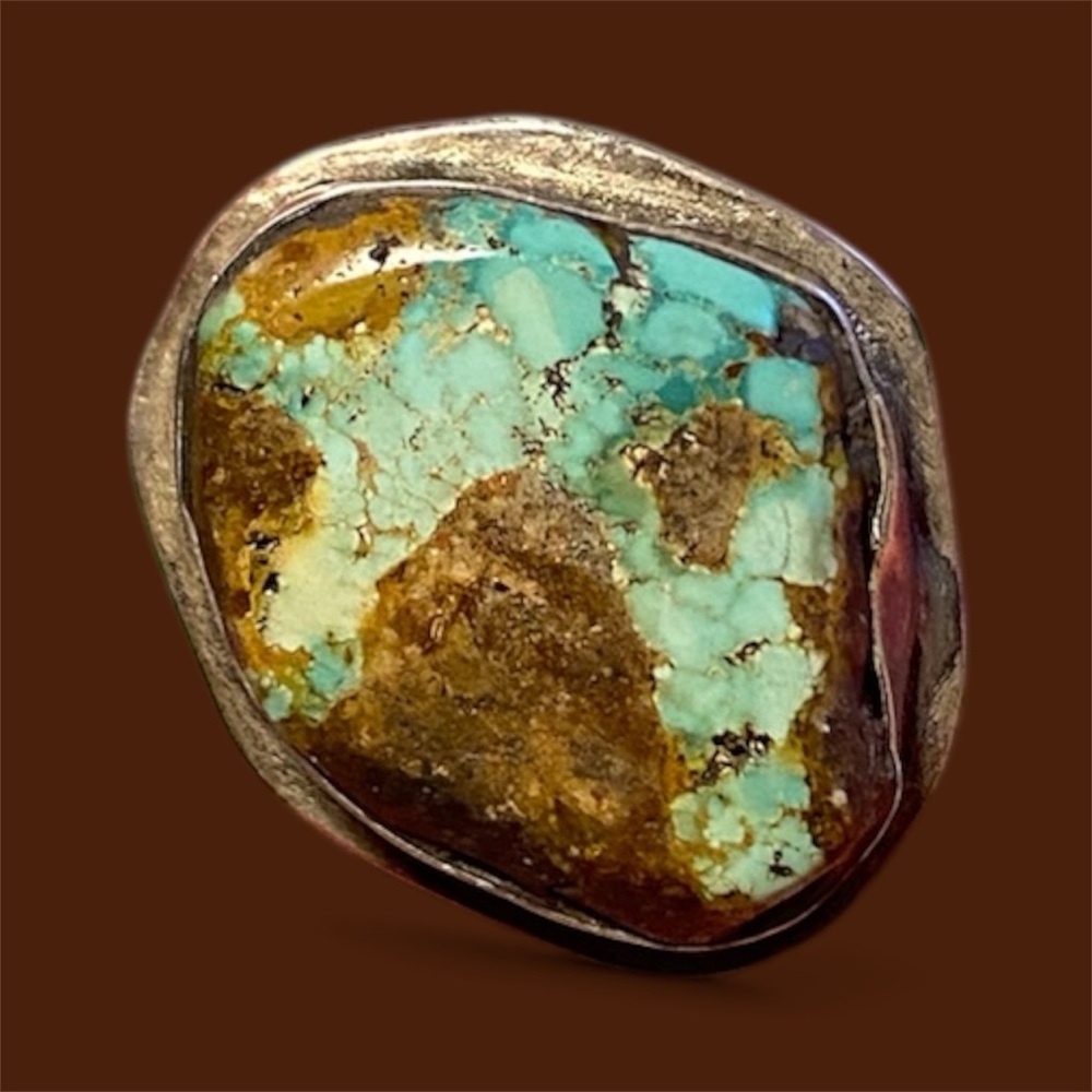 NA Turquoise and Silver vintage Ring